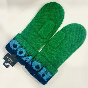 Coach BRAND NEW wool and alpaca mittens